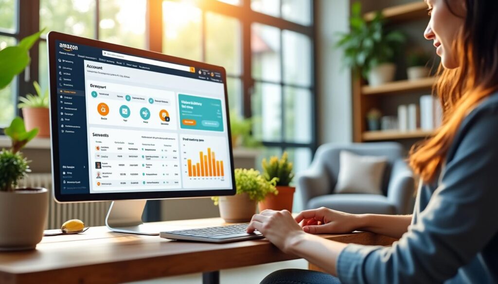 gérez facilement vos achats sur amazon avec 'mon compte'. consultez votre historique de commandes, suivez vos livraisons et accédez à toutes vos informations en un seul clic. simplifiez vos expériences d'achat en ligne dès maintenant!