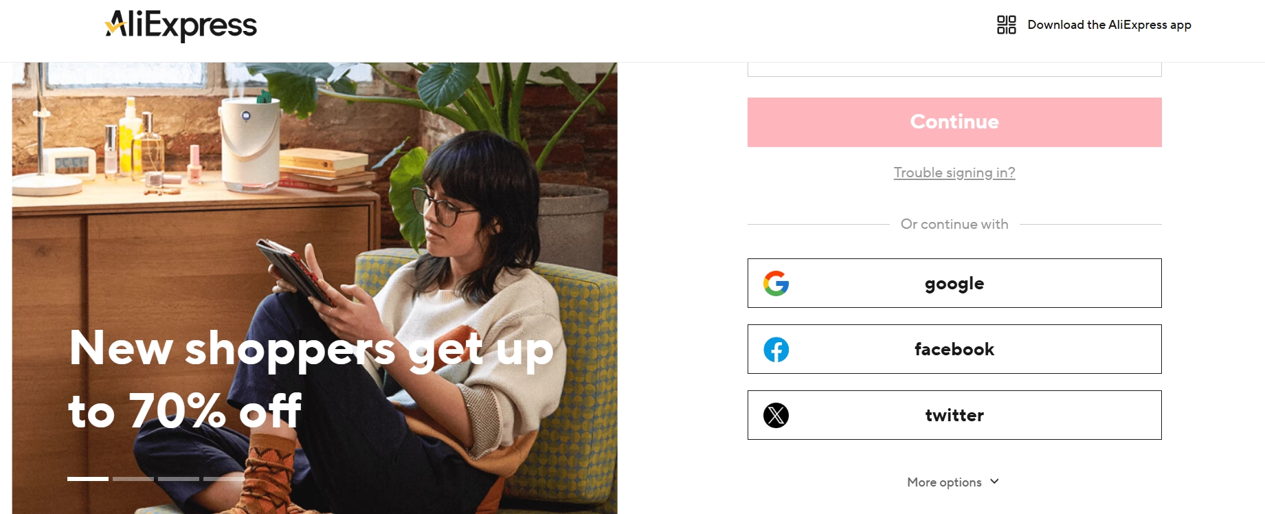 AliExpress mon compte se connecter