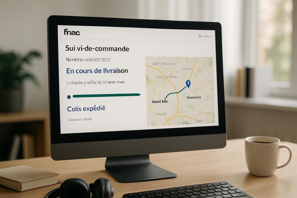 Gérez facilement votre compte Fnac : suivez vos commandes en temps réel, consultez les détails de livraison et restez informé de l’avancement de vos achats en toute simplicité.